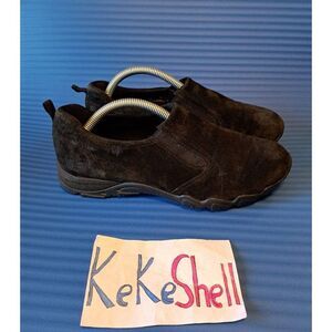 Skechers Womens Endeavor-Atmosphere Sneaker Shoes Black Leather Size 7.5